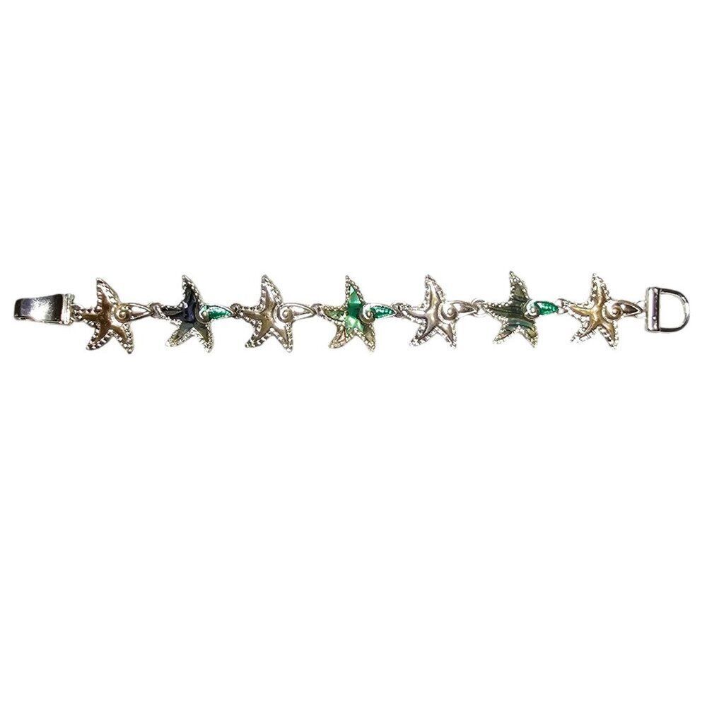 Starfish Abalone Bracelet 6"